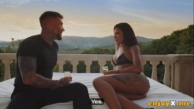 Andrea Retali, a sultry and fervent Spanish brunette, avidly engages in outdoor sexual conquests, delivering the finest XXX porn experience!